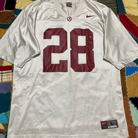 Nike Alabama Number 28 White Jersey Large - Picture 1 of 6